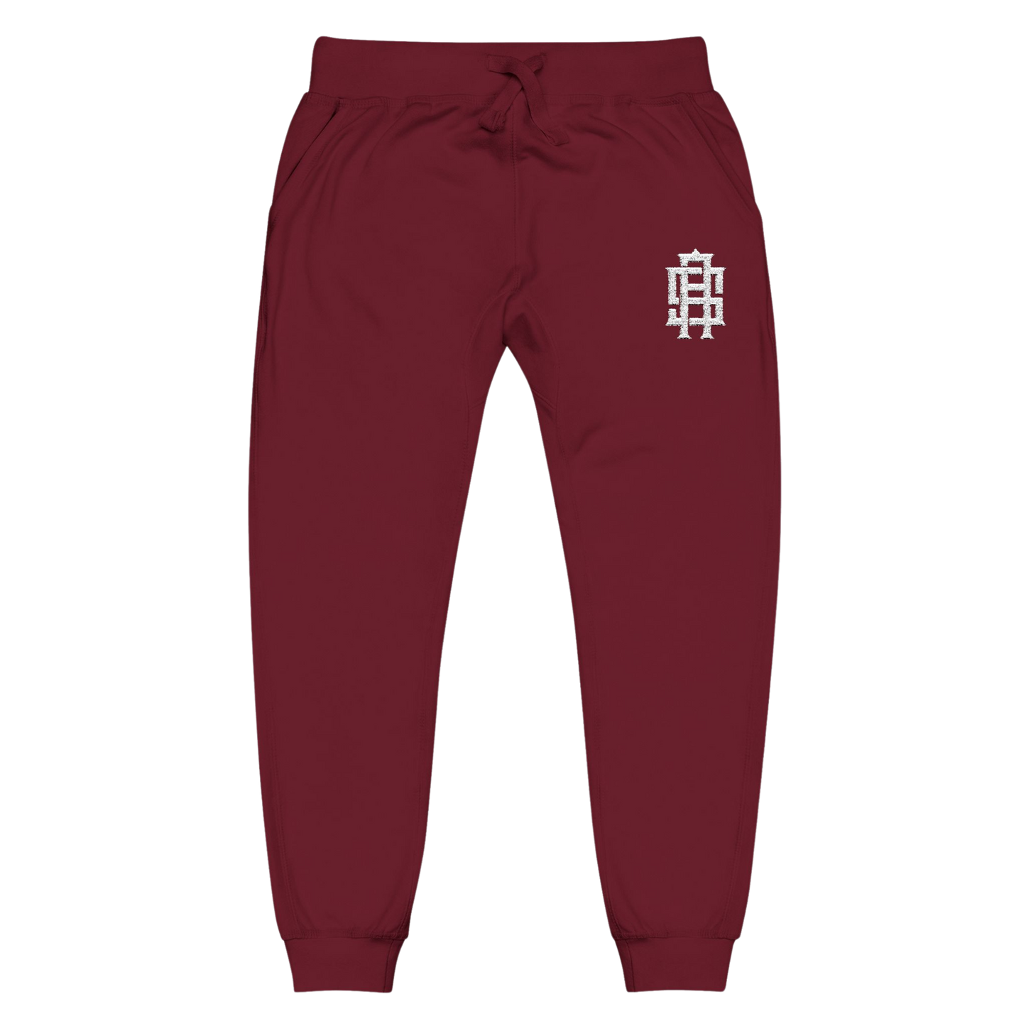 Embroidered Monogram Joggers