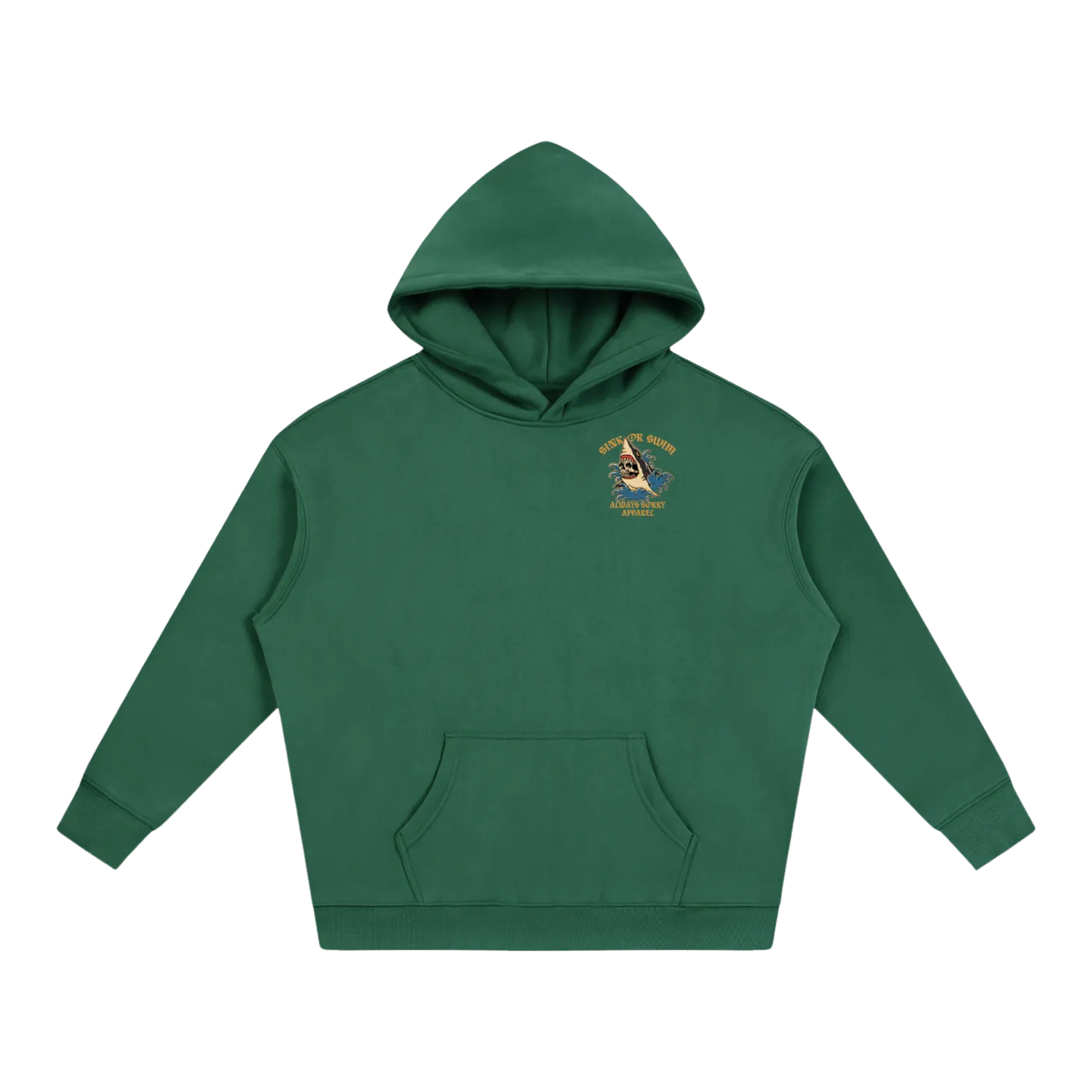 Sink or Swim Oversize Fleeced Hoodie