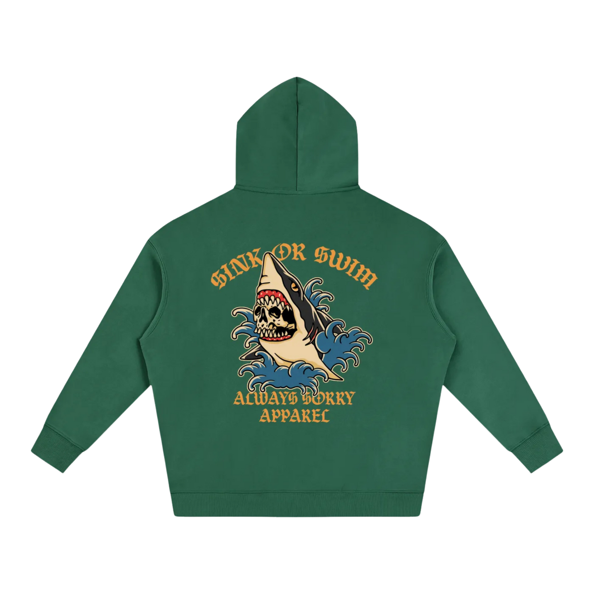 Sink or Swim Oversize Fleeced Hoodie