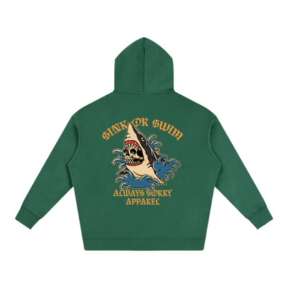 Sink or Swim Oversize Fleeced Hoodie