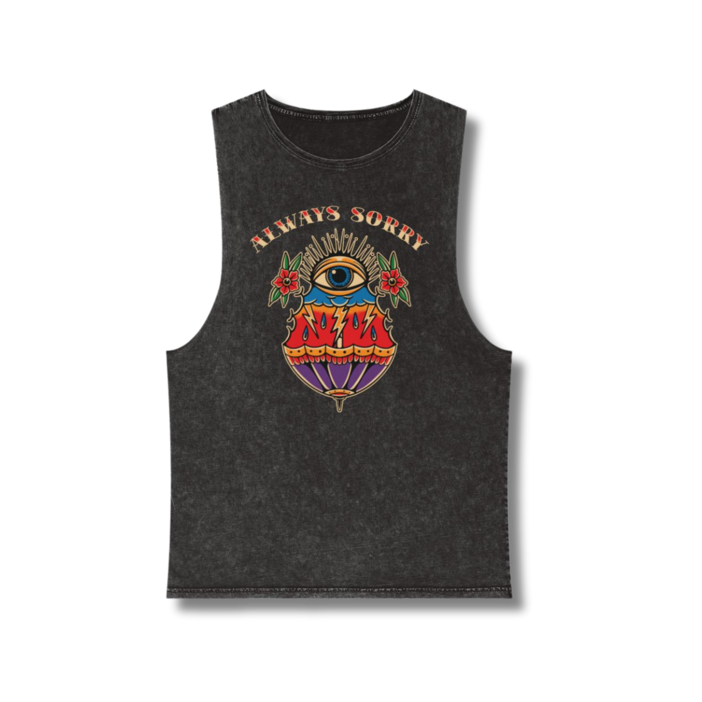 Stone Wash Logo Tank Top