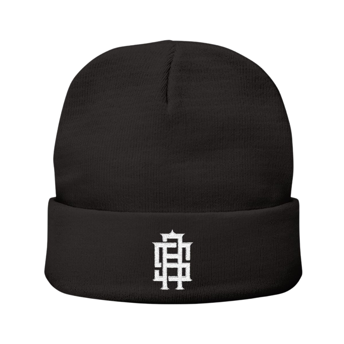 Embroidered Monogram Beanie