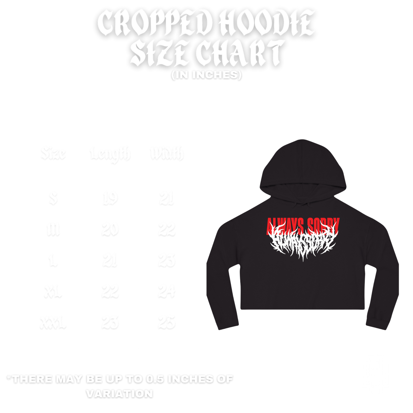 Rage Cropped Hoodie