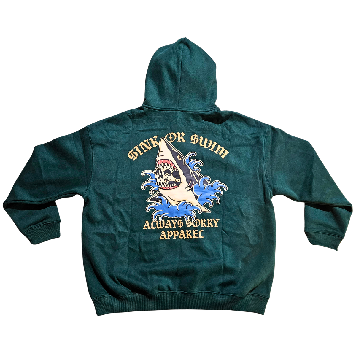 Sink or Swim Oversize Fleeced Hoodie