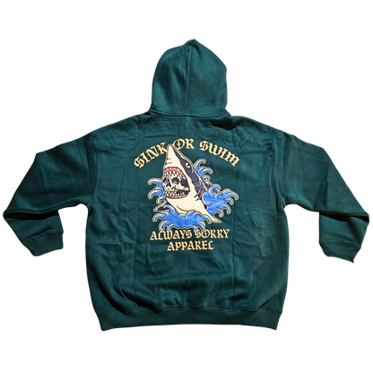Sink or Swim Oversize Fleeced Hoodie