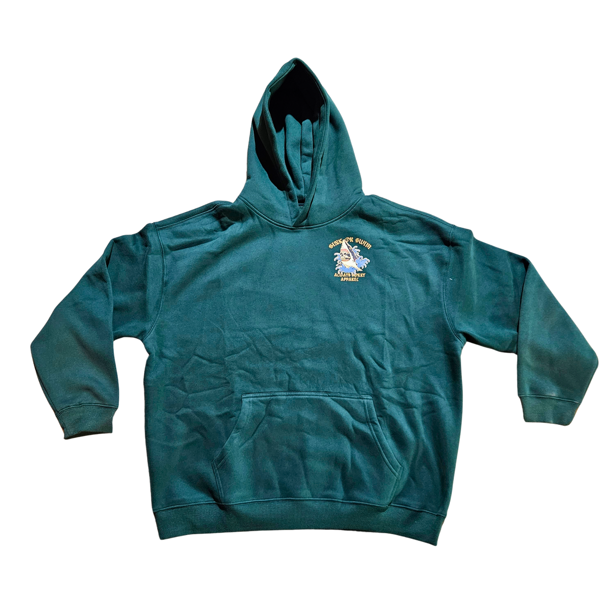 Sink or Swim Oversize Fleeced Hoodie