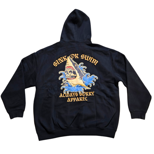 Sink or Swim Oversize Fleeced Hoodie