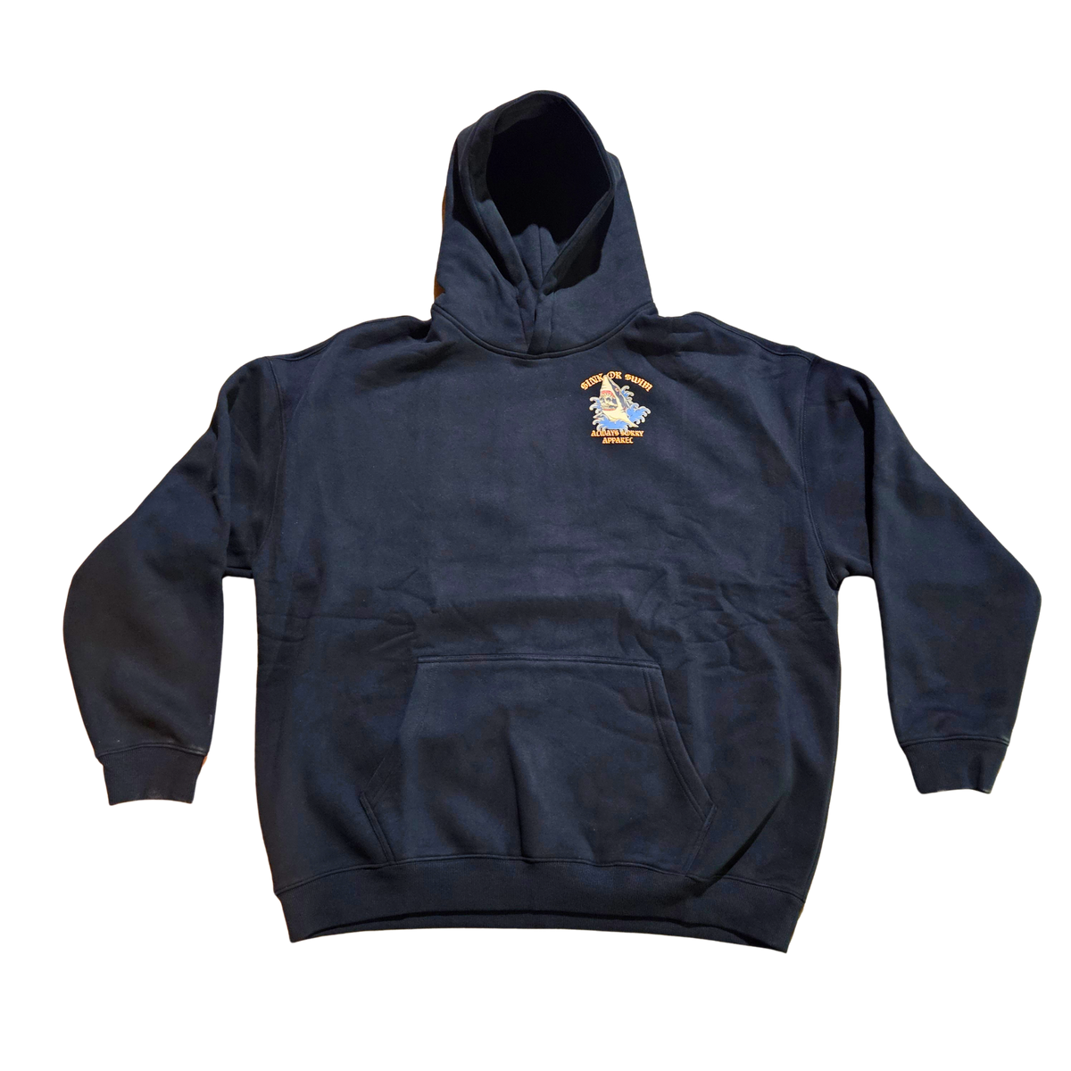 Sink or Swim Oversize Fleeced Hoodie