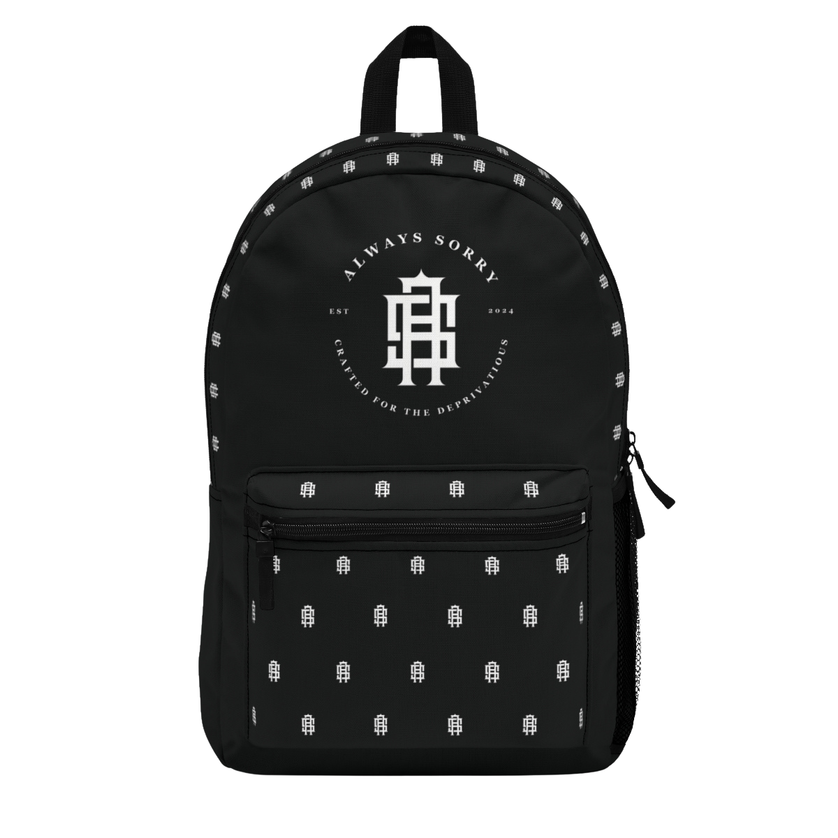 Monogram Pattern Backpack