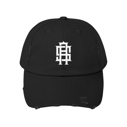 Monogram Distressed Dad Hat